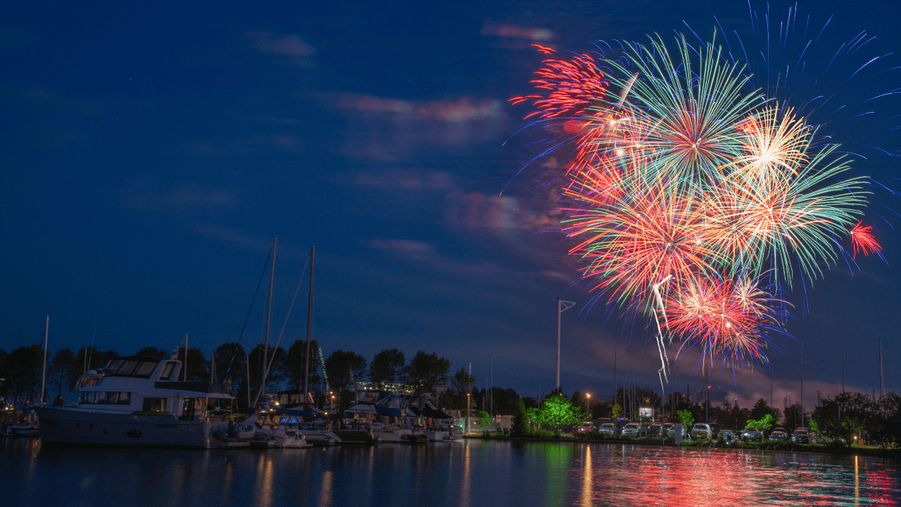 Canada Day across Windsor–Essex 2025 Fireworks